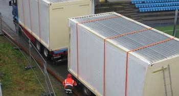 containers inpakken in noorwegen
